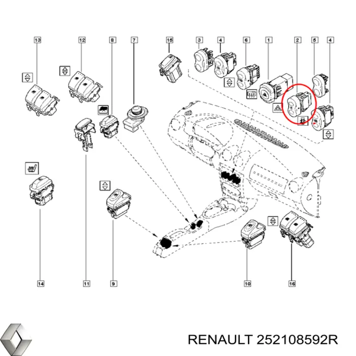  252108592R Renault (RVI)