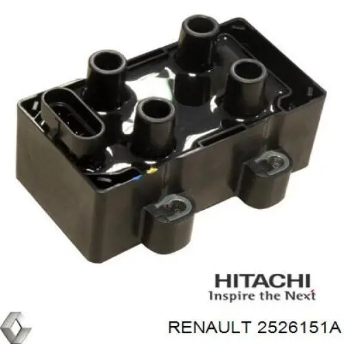 Котушка запалювання Renault (RVI) 2526151A ціна, від 25.65 USD