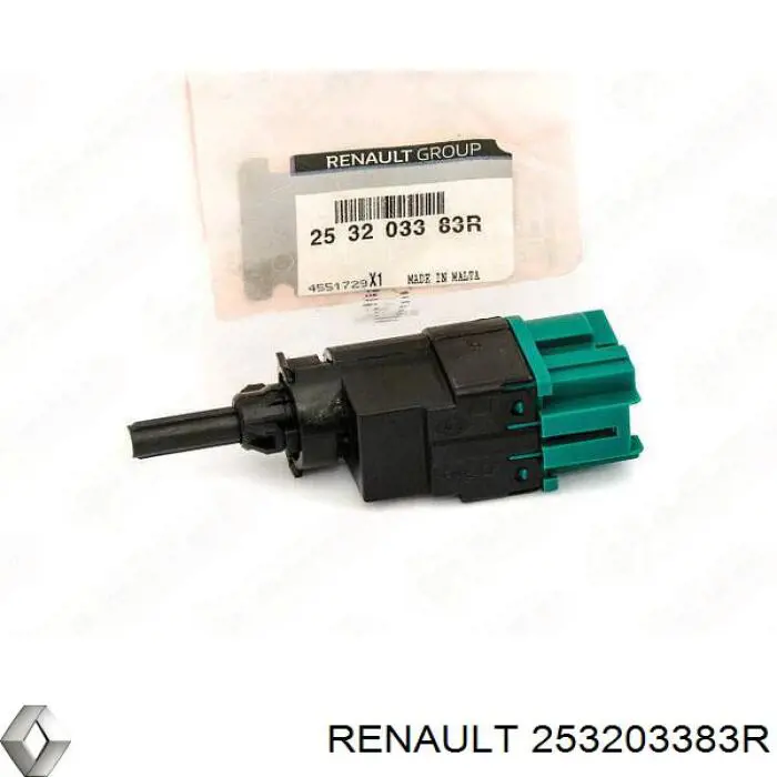 Купити 253203383R Renault (RVI) Датчик педалі гальма