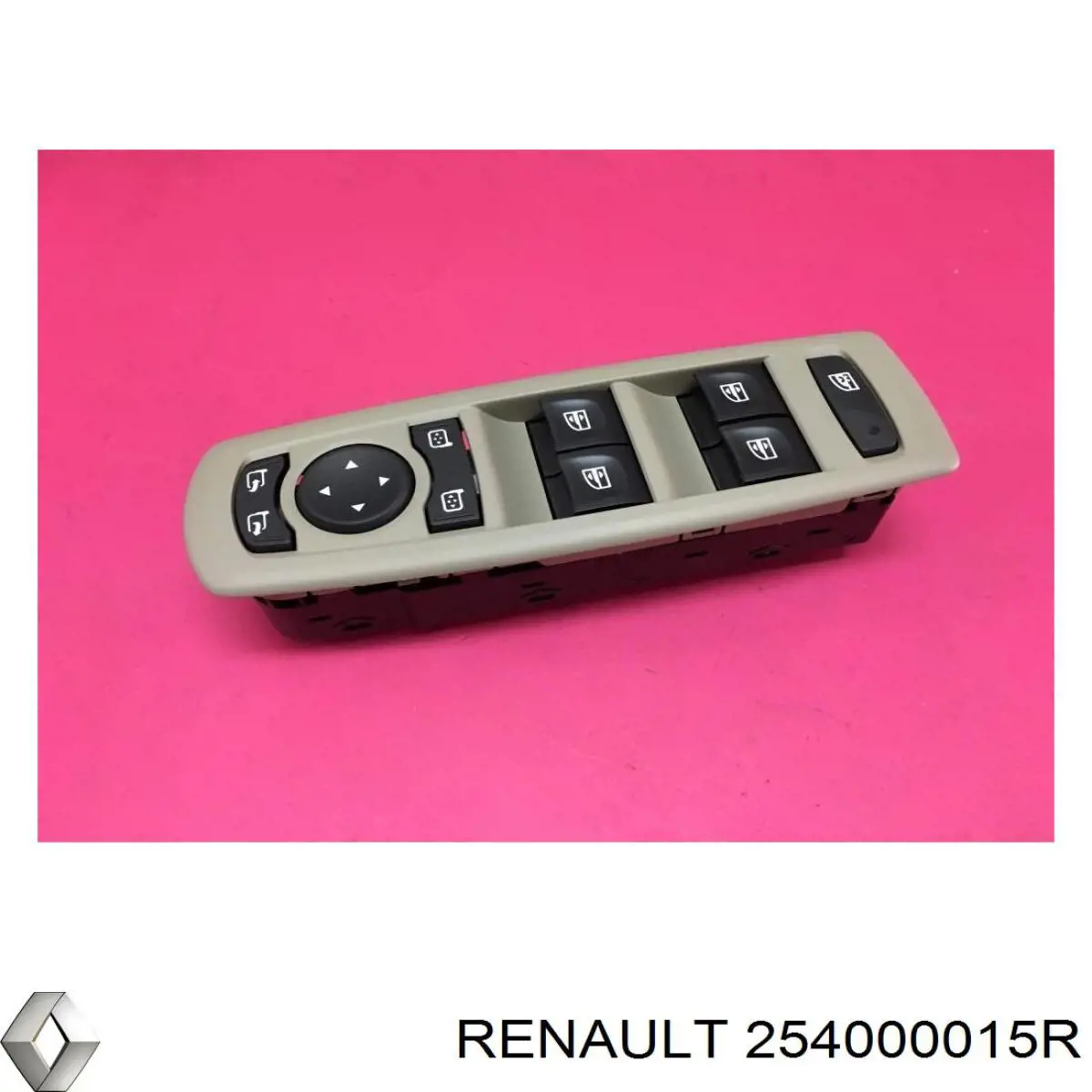 Кнопковий блок керування склопідіймачами передній лівий Renault Scenic GRAND 3 (JZ0) (Рено Сценік)