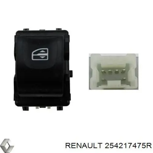 254217475R Renault (RVI) кнопка вмикання двигуна склопідіймача передня права