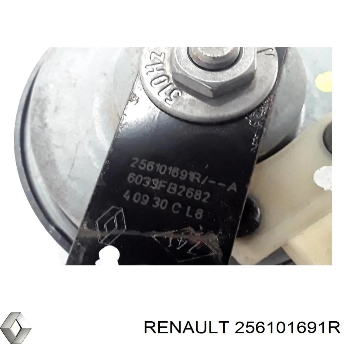 Сигнал звукової, клаксон Renault (RVI) 256101691R ціна, від 11.30 USD