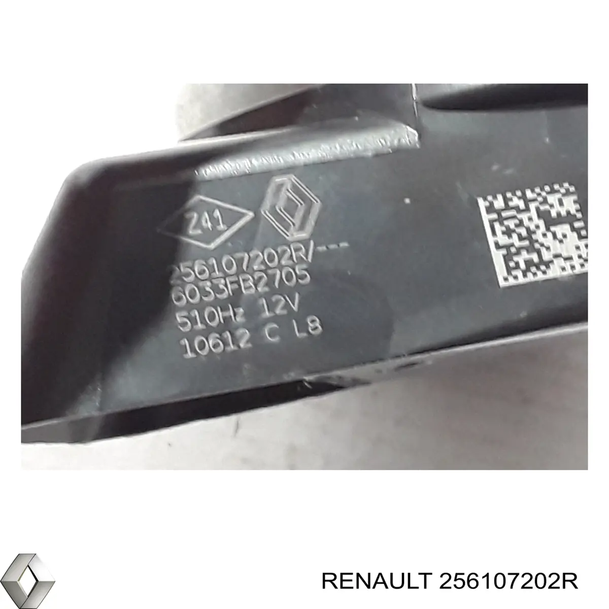 Сигнал звукової, клаксон Renault (RVI) 256107202R ціна, від 16.47 USD