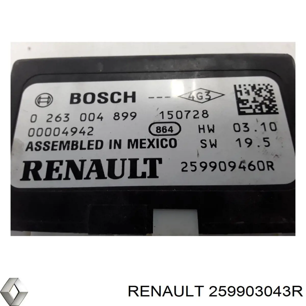 Модуль керування (ЕБУ) парктроніком Renault (RVI) 259903043R ціна, від 63.35 USD