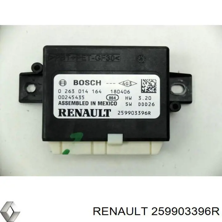 Модуль керування (ЕБУ) парктроніком 259903396R Renault (RVI)