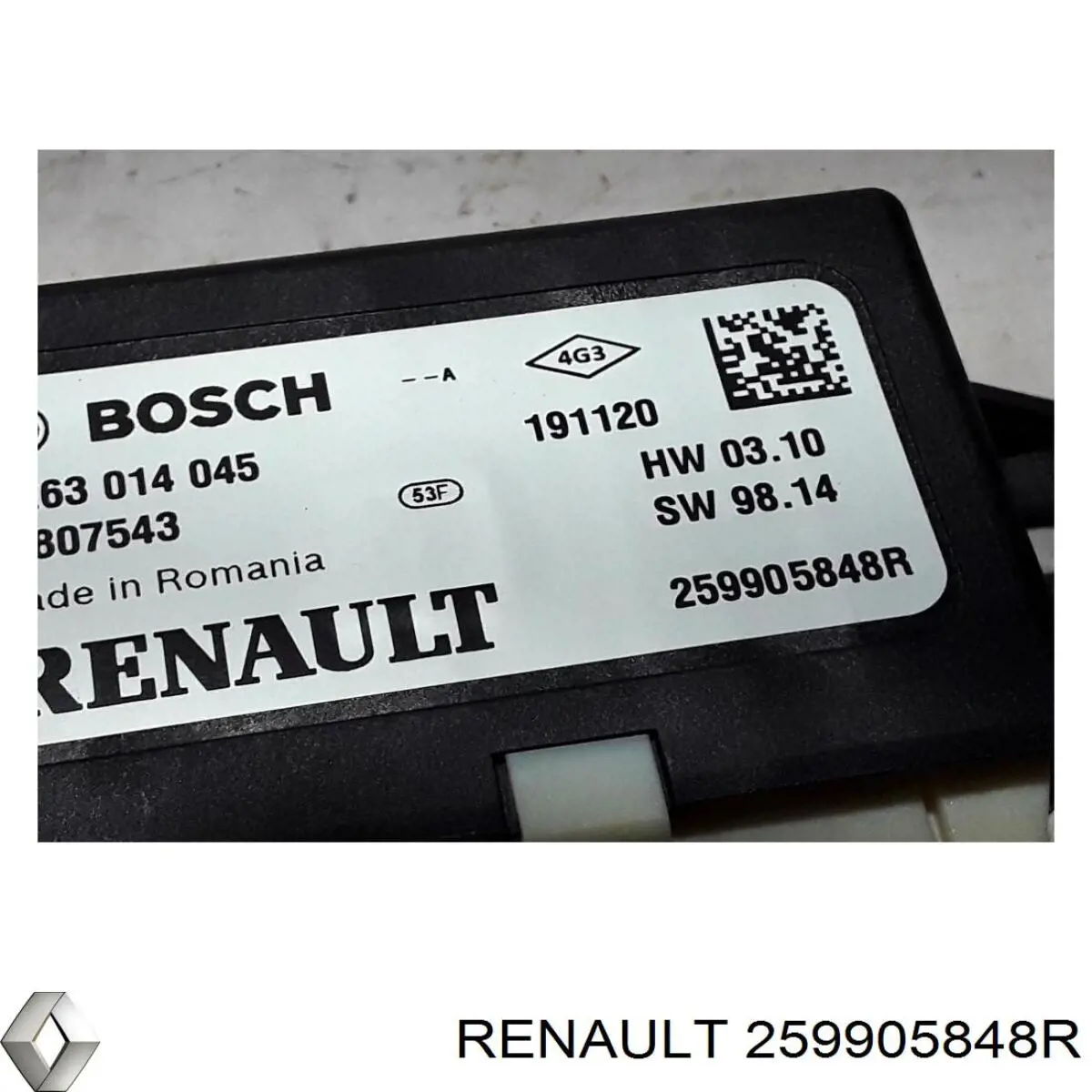 259905848R Renault (RVI) Модуль (блок ЕБУ) управління парктроніком