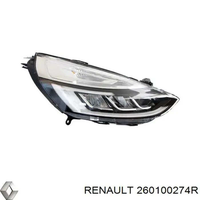 Купити 260100274R Renault (RVI) Права блок фара