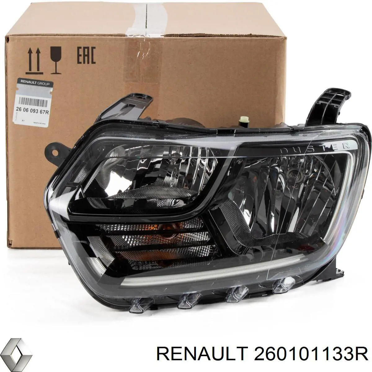 Фара права 260101133R Renault (RVI)