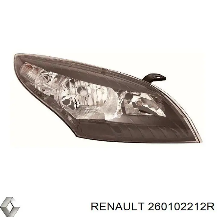 Купити 260102212R Renault (RVI) Права блок фара