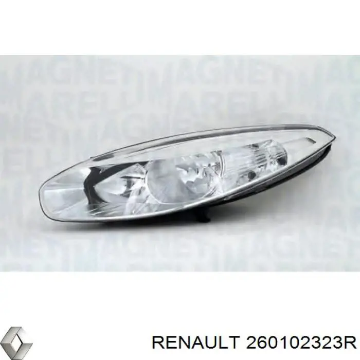 Фара правая Renault (RVI) 260102323R ціна, від 138.22 USD