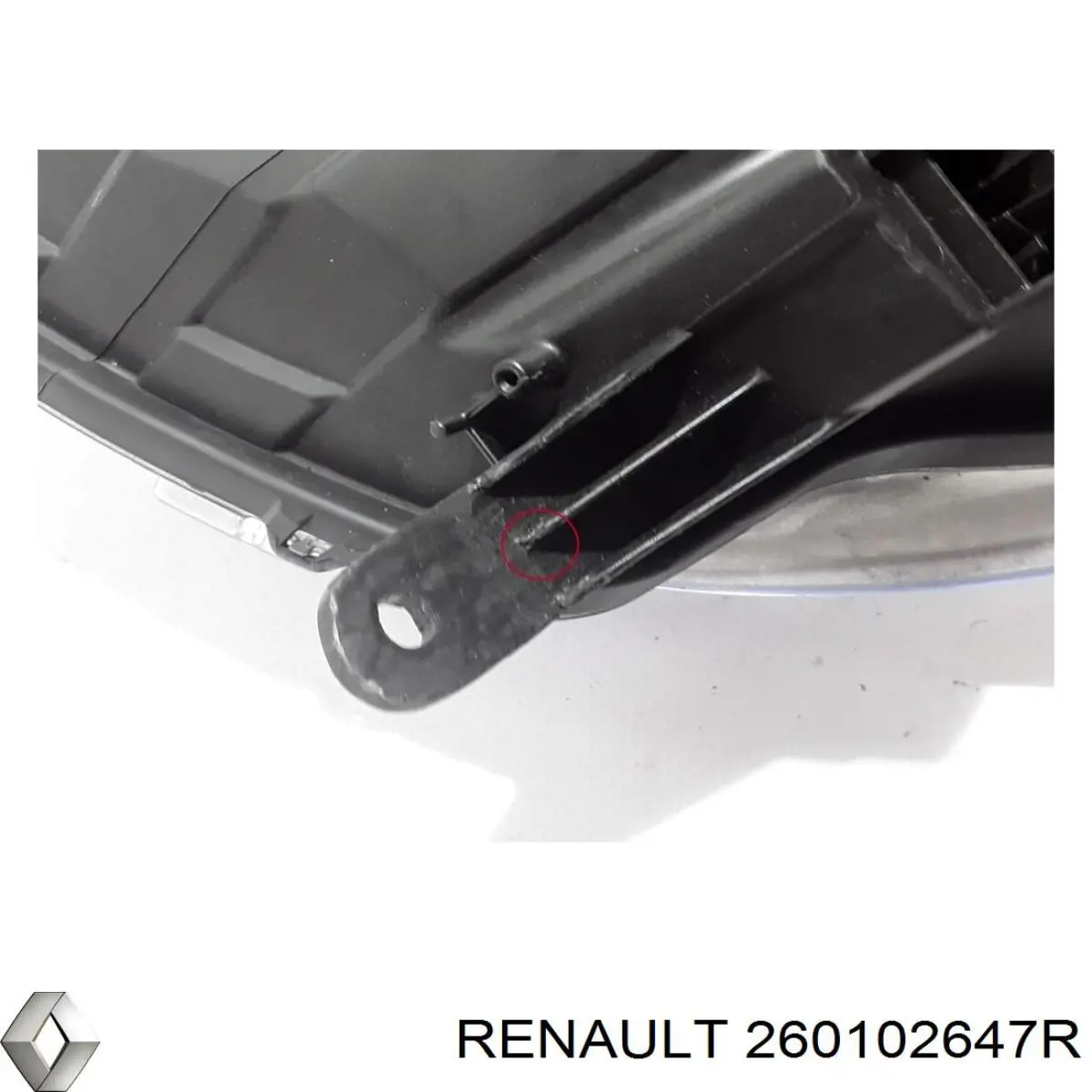 Фара правая Renault (RVI) 260102647R ціна, від 44.47 USD