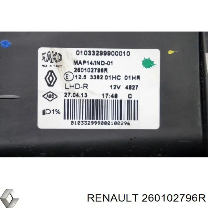 260102796R Renault (RVI) 