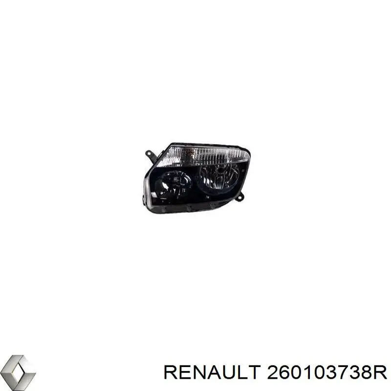Фара передня права Renault (RVI) 260103738R ціна, від 79.58 USD