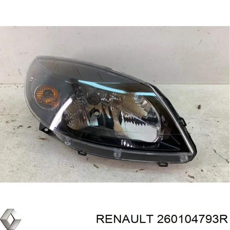Фара правая Renault (RVI) 260104793R ціна, від 67.25 USD