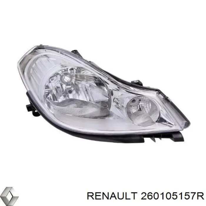 Фара права 260105157R Renault (RVI)