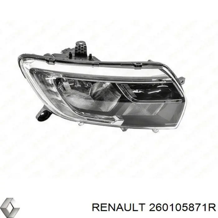 Фара правая Renault (RVI) 260105871R ціна, від 176.21 USD