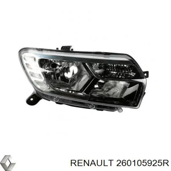 Фара правая Renault (RVI) 260105925R ціна, від 92.66 USD