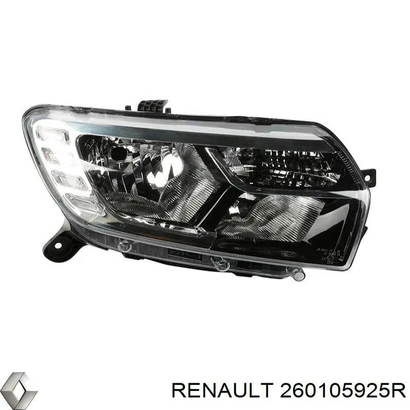 Купити 260105925R Renault (RVI) Права блок фара