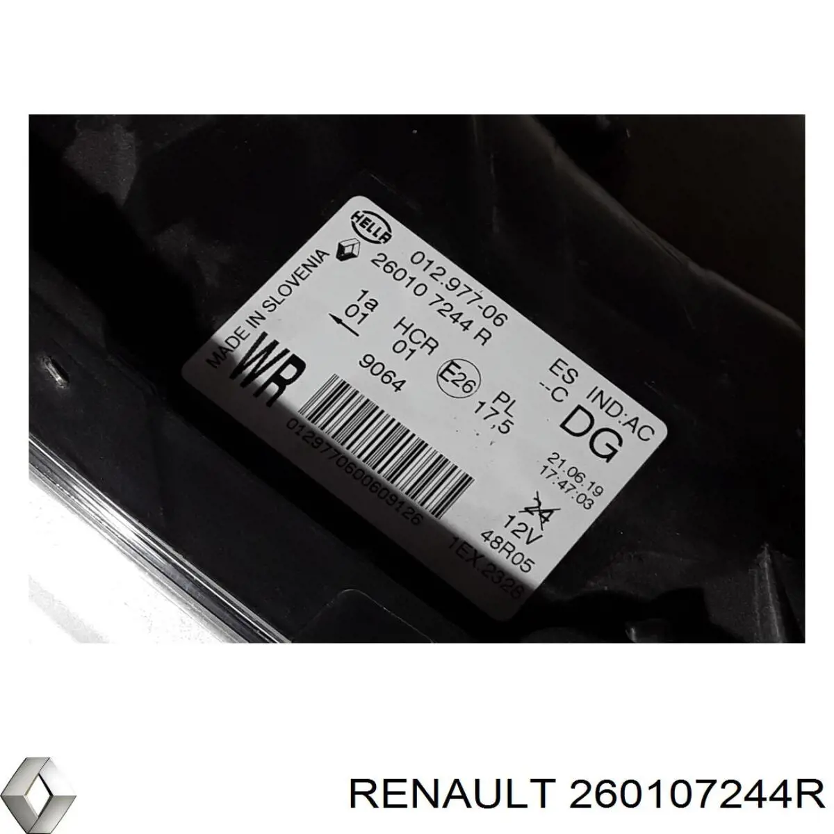 Купити 260107244R Renault (RVI) 