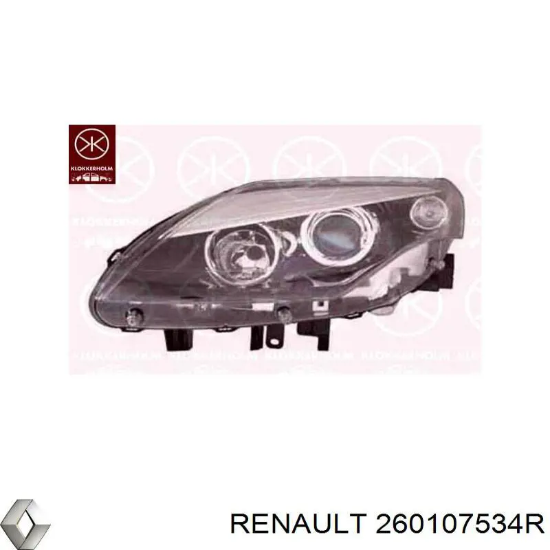 260107534R Renault (RVI) Основна фара - вставка