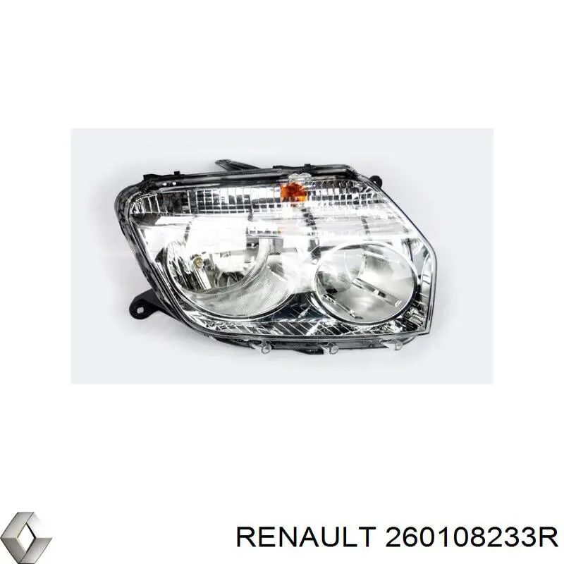Фара правая Renault (RVI) 260108233R ціна, від 76.63 USD