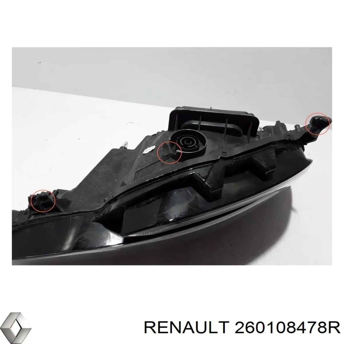 Фара права 260108478R Renault (RVI)