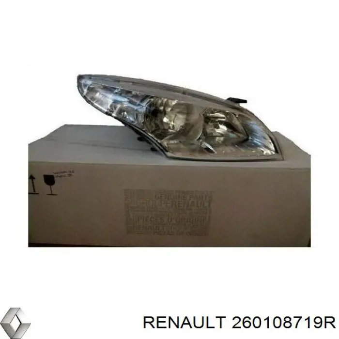 Фара права 260108719R Renault (RVI)