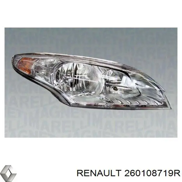 Фара правая Renault (RVI) 260108719R ціна, від 174.90 USD