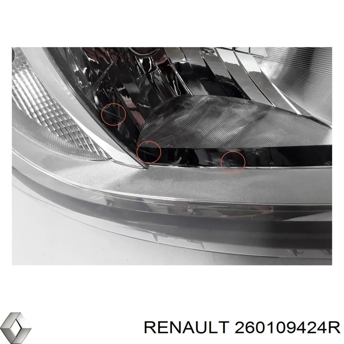 Купити 260109424R Renault (RVI) Права блок фара