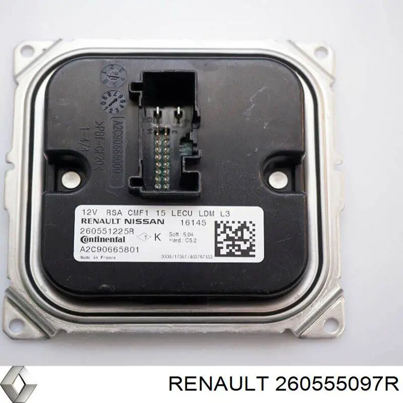 260555097R Renault (RVI) Блок упавленія автосвітла