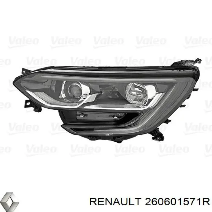 Фари Renault (RVI) 260601571R ціна, від 12.82 USD