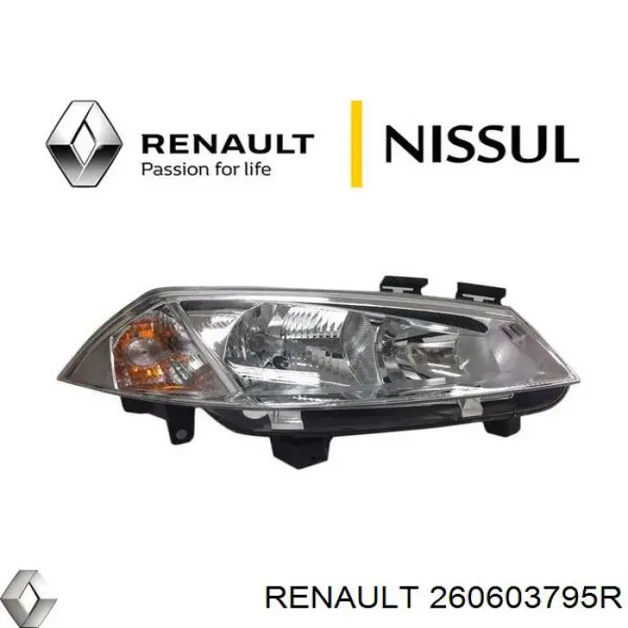 Ліва фара на Renault Logan II 