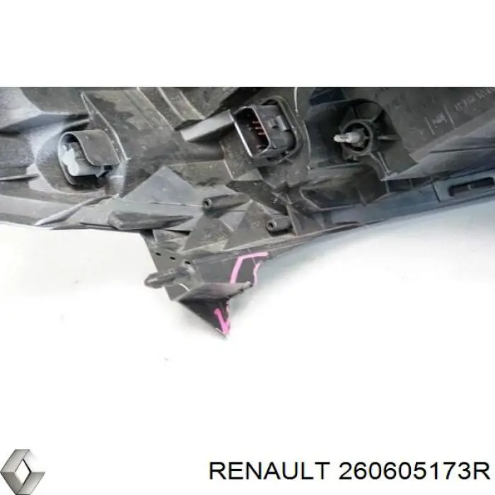 Фара ліва 260605173R Renault (RVI)