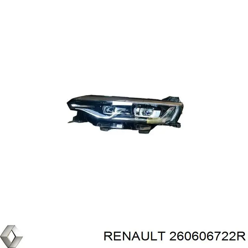 Фара ліва 260606722R Renault (RVI)