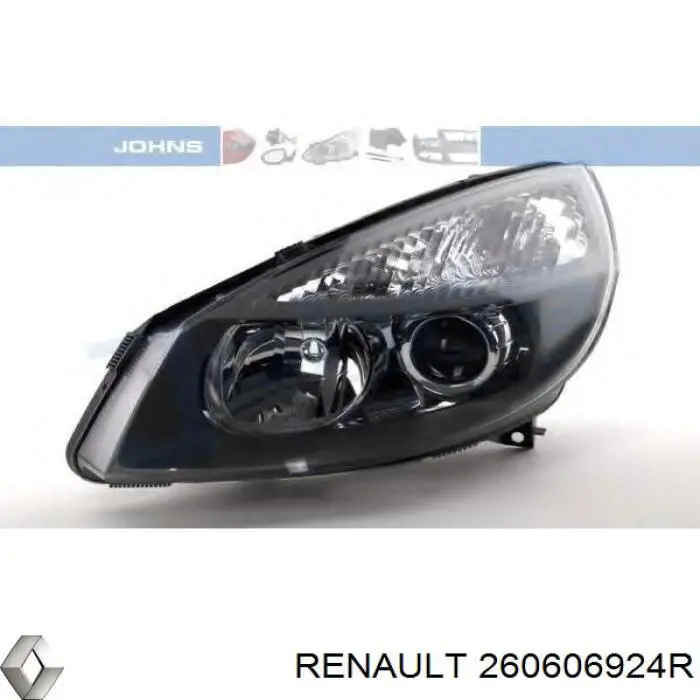 260608455R Renault (RVI) Фара дальнього світла в зборі