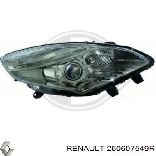 Фари Renault (RVI) 260607549R ціна, від 232.15 USD