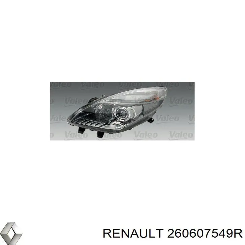260607549R Renault (RVI) фара ліва
