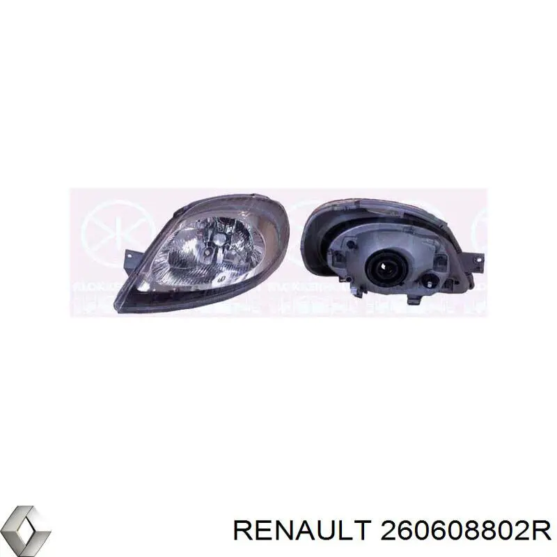 Фара ліва 260608802R Renault (RVI)