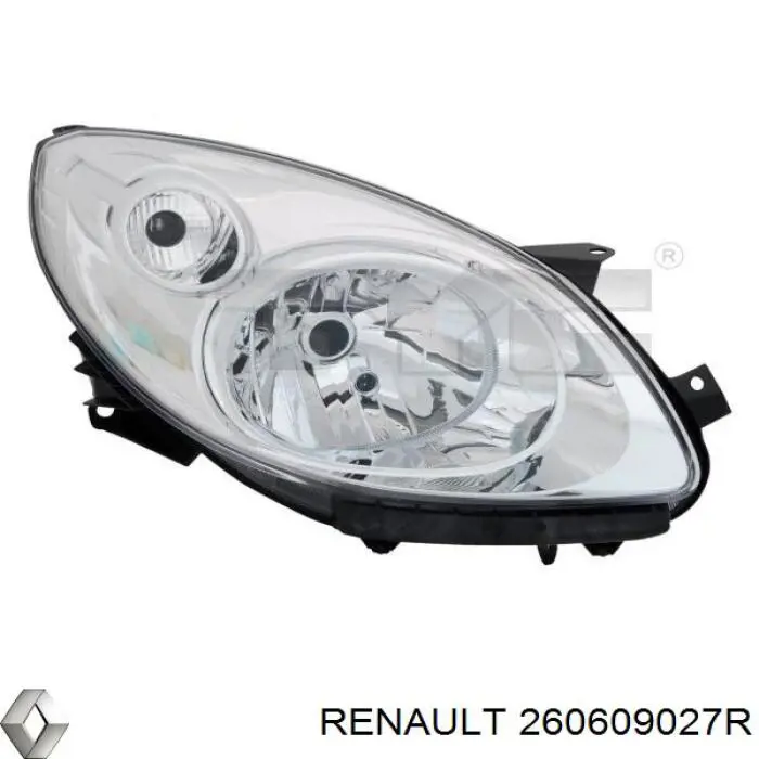 Фара Renault (RVI) 260609027R ціна, від 88.81 USD
