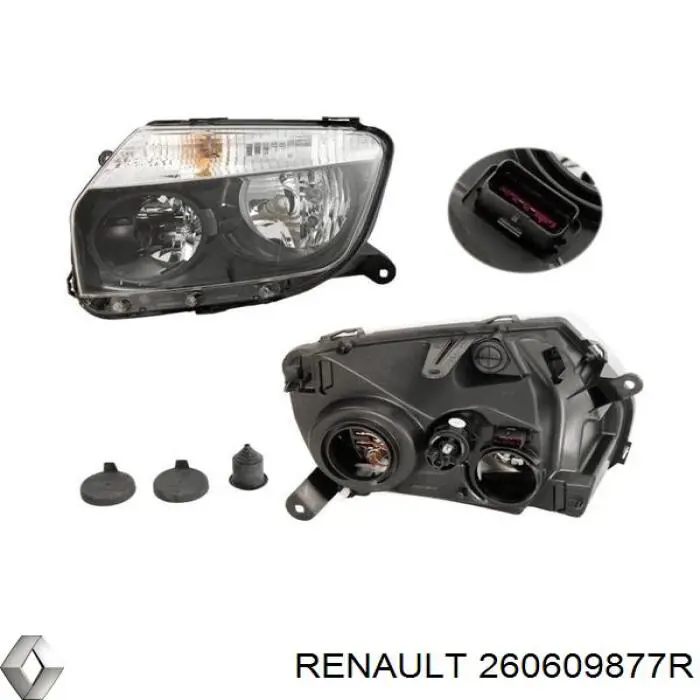 Фара Renault (RVI) 260609877R ціна, від 72.72 USD