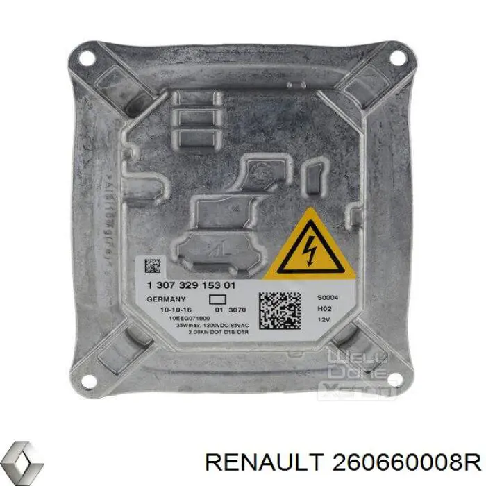  Renault (RVI) 260660008R ціна, від 684.84 USD