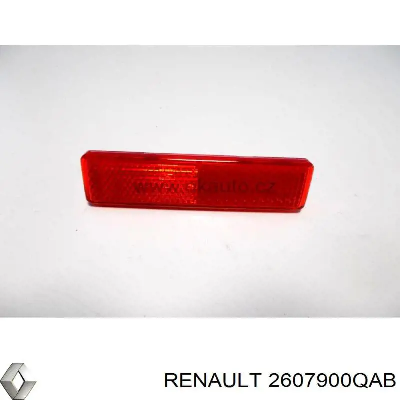 2607900QAB Renault (RVI) катафот (відбивач заднього бампера)