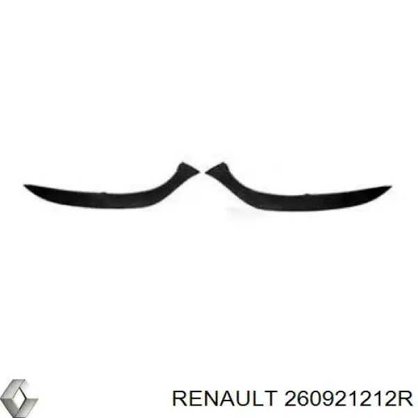 Купити 260921212R Renault (RVI) Кронштейн кріплення крила переднього лівого, передній