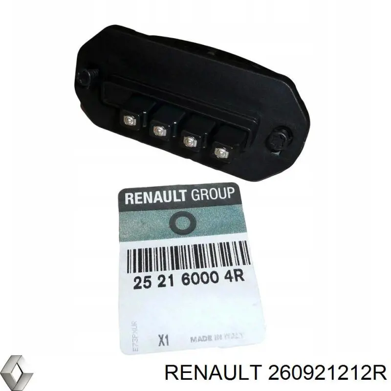 Кронштейн кріплення крила переднього лівого, передній Renault (RVI) 260921212R ціна, від 7.35 USD