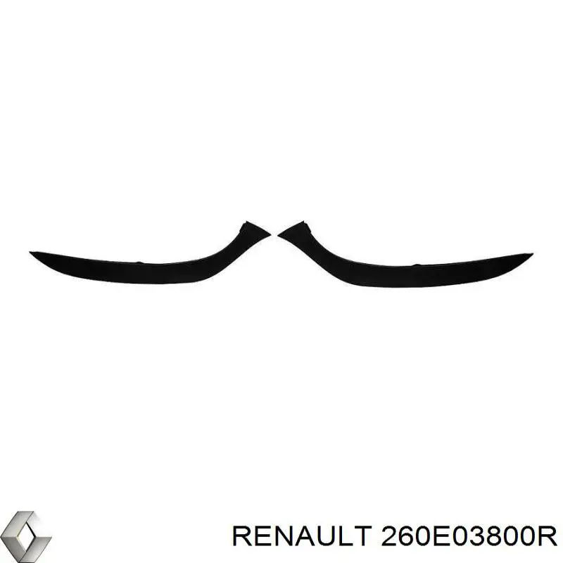 Накладка фар, комплект Renault (RVI) 260E03800R ціна, від 20.21 USD