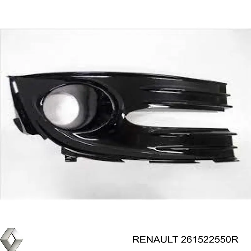 Заглушка / решітка протитуманних фар бампера переднього Renault (RVI) 261522550R ціна, від 68.85 USD
