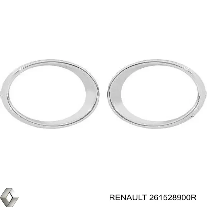 Ободок протитуманки Renault (RVI) 261528900R ціна, від 29.45 USD