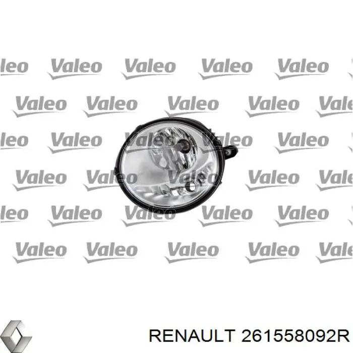 261558092R Renault (RVI) Протитуманка ліва