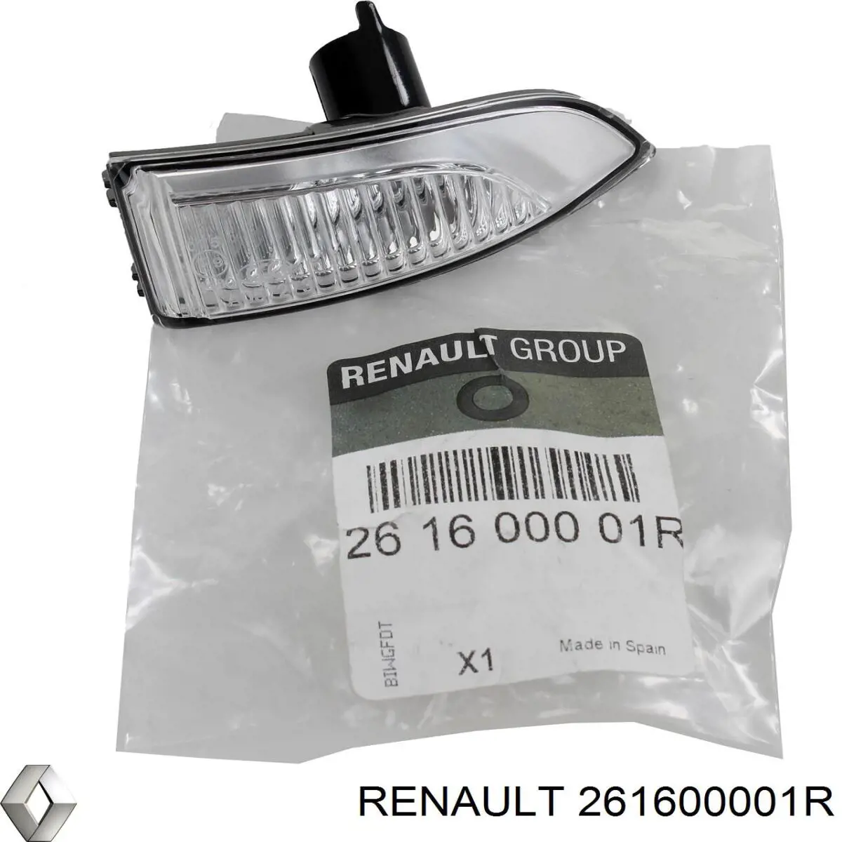 Вказівник повороту правий 261600001R Renault (RVI)