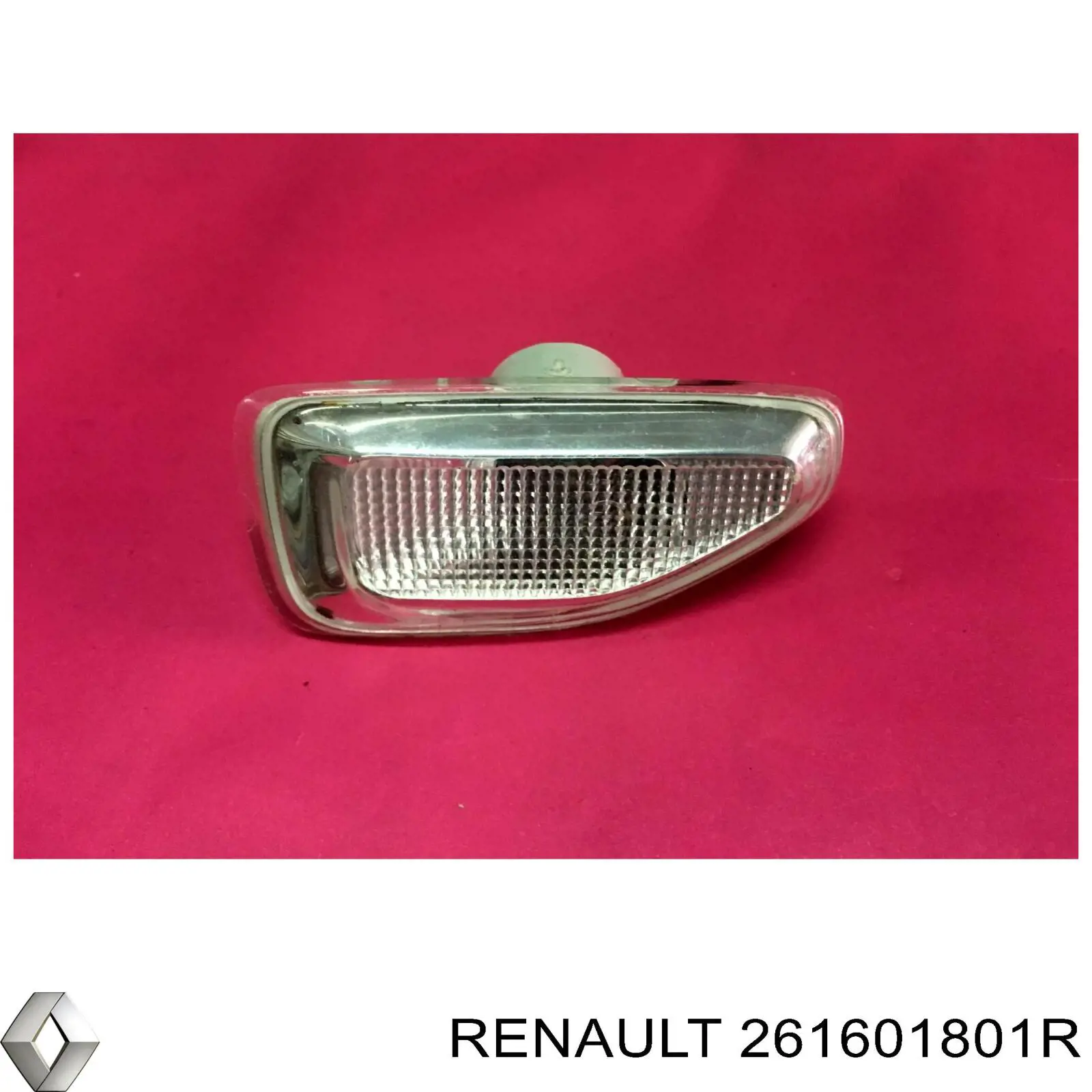 Повторювач повороту на крилі, правий 261601801R Renault (RVI)